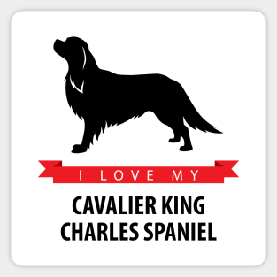 I Love My Cavalier King Charles Spaniel Sticker